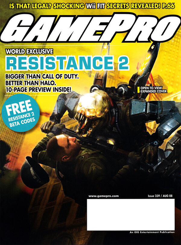GamePro Issue 239 (August 2008) cover
